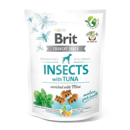 Brit Care Dog Crunchy Cracker Insects with Tuna and Mint 200g