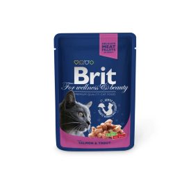 Brit Premium Cat Meet Fillets Salmon&Trout 24x85g