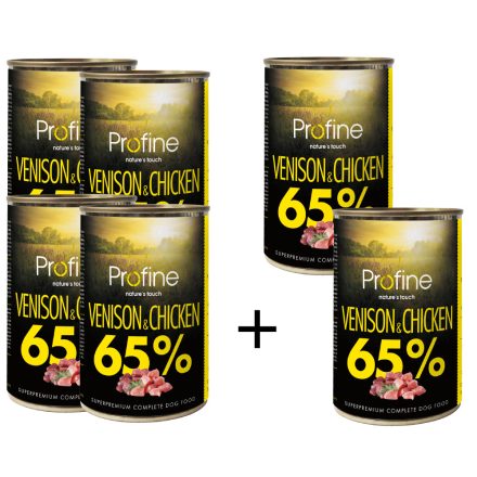 Profine 65% Venison&Chicken 400g - 4+2db
