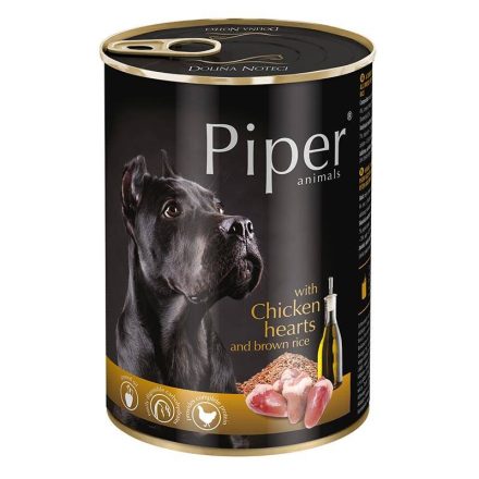 Piper With Chicken Hearts And Brown Rice 400 g