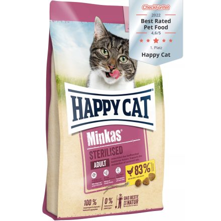 Happy Cat Minkas Sterilised (Baromfi) 1,5kg