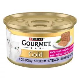 Gourmet gold kitten mousse  borjú 85g