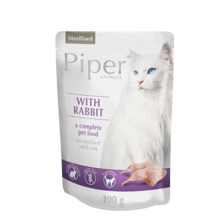 Piper Cat With Rabbit Sterilised 100 g
