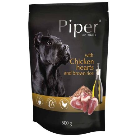 Piper With Chicken Hearts And Brown Rice 500 g