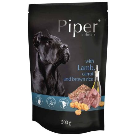 Piper With Lamb, Carrot And Brown Rice 500 g