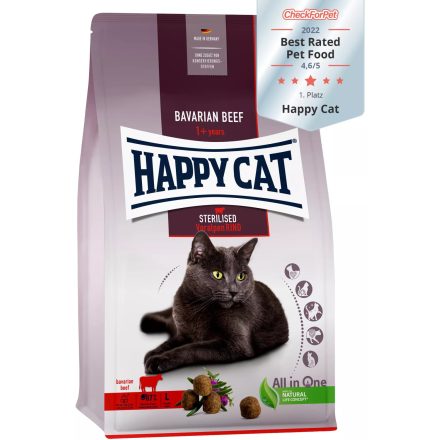 Happy Cat Sterilised Adult Voralpen-Rind (Marha) 4kg