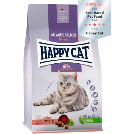 Happy Cat Senior Atlantik-Lachs (Lazac) 4kg