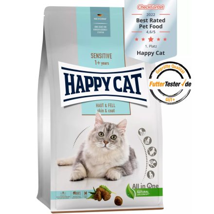 Happy Cat Sensitive Haut & Fell (bőr és szőrzet) 4kg