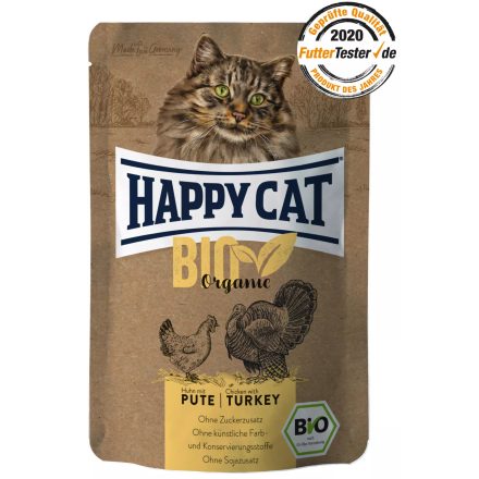 Happy Cat Bio Huhn & Pute (Csirke-pulyka) 85g