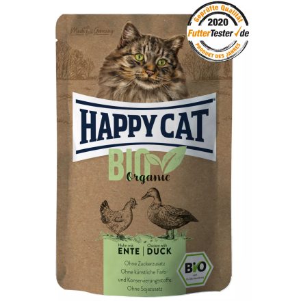 Happy Cat Bio Huhn & Ente (Csirke-kacsa) 85g