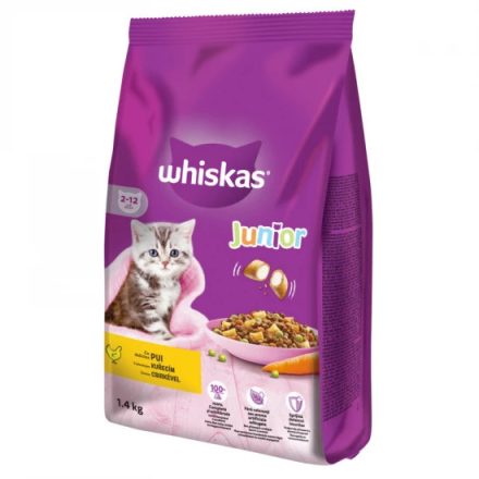 Whiskas Junior macskaeledel csirkével 1,4kg