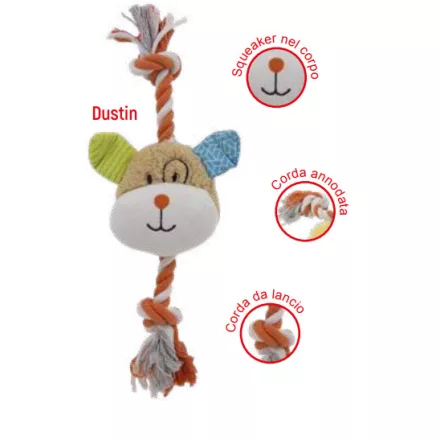 Zoov Dustin köteles kutyafej 39x15 
