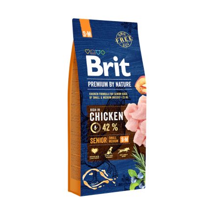 Brit Premium By Nature Senior S-M 8kg