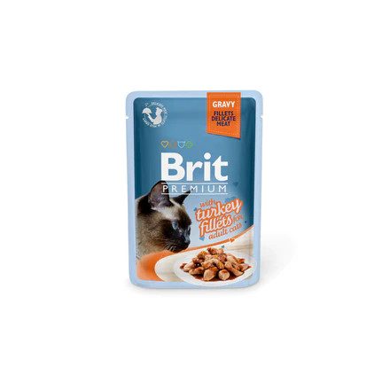 Brit Premium Cat Gravy Turkey Fillets 24x85g