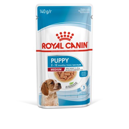 Royal Canin Medium Puppy Chunks in gravy 10*140g