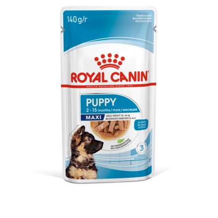 Royal Canin Maxi Puppy Chunks in gravy 10*140g