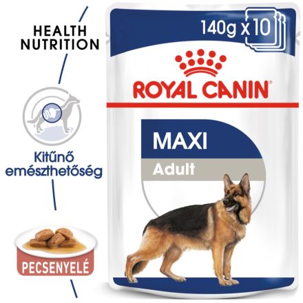 Royal Canin Maxi Adult Chunks in gravy 10*140g