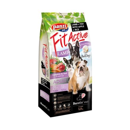 Panzi FitActive BullDogs Hypoallergenic Adult Lamb 1,5kg