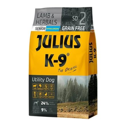 Julius K-9 Utility Dog Lamb&Herbals Senior 10kg - Hypoallergenic 