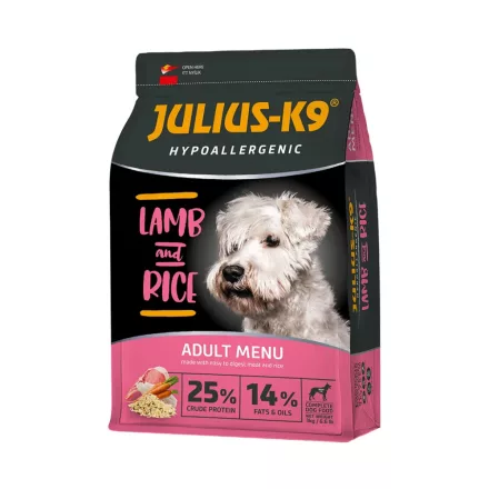 Julius K-9 Adult Hypoallergenic Lamb&Rice 3kg