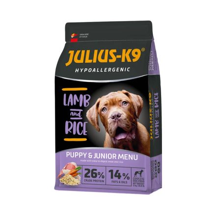 Julius K-9 Puppy&Junior Hypoallergenic Lamb&Rice 3kg