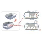 Vitafitt Sonic keretes macska wc nagy 56x40x24 cm