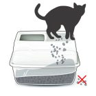 Vitafitt Salto keretes macska wc 56x40x38 cm