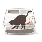 Vitafitt Salto keretes macska wc 56x40x38 cm