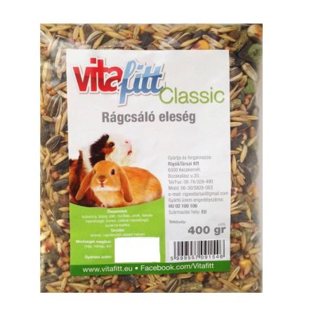 Vitafitt rágcsáló eleség 600ml/400g