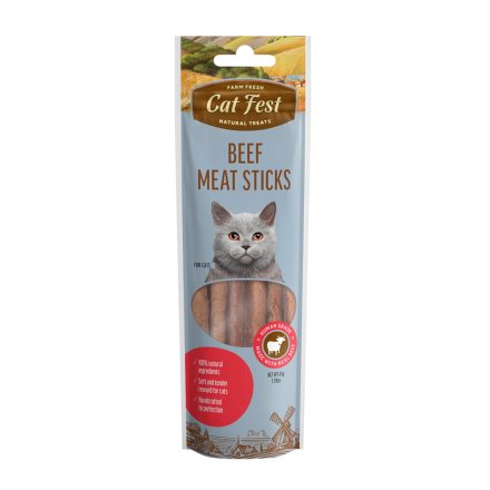 Cat Fest Beef Meat Sticks 45g