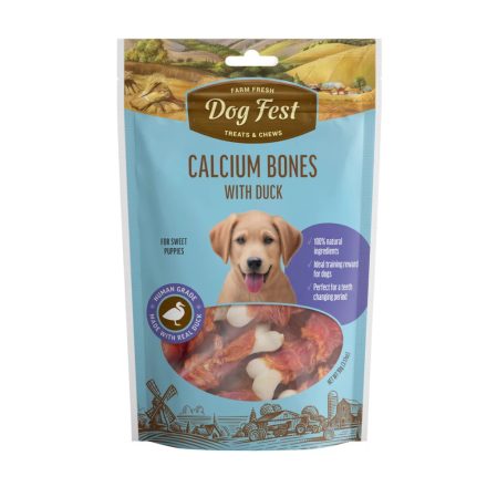 Dog Fest Puppy Calcium Bones with Duck 90g