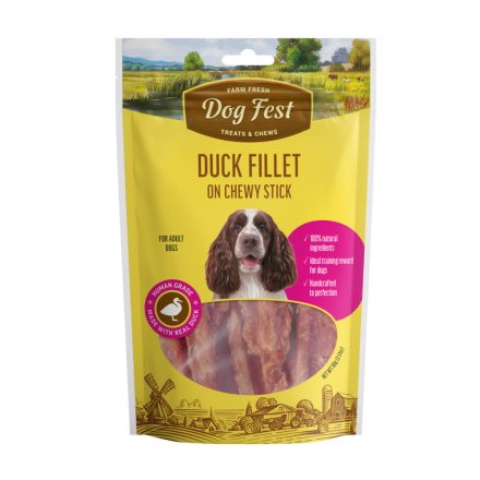 Dog Fest Duck Filet on Chewy Stick 90g