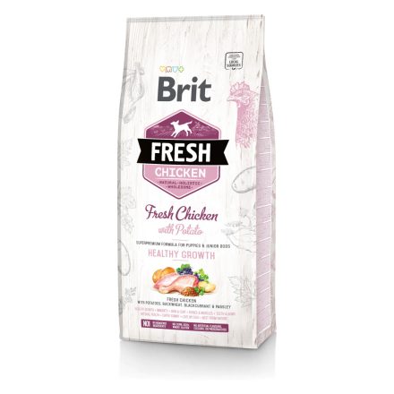 Brit Fresh Chicken&Potato Puppy Healthy Growth 12kg