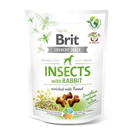 Brit Care Dog Crunchy Cracker Insects with Rabbit and Fennnel 200g