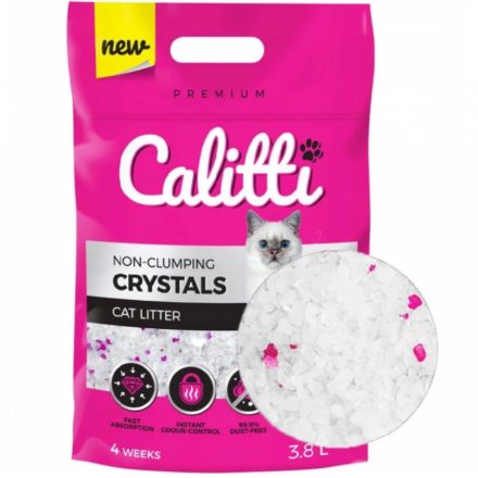 Calitti Crystals 3,8l szilikonos macskaalom