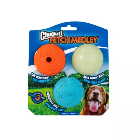 Chuckit Fetch Medley M 3 db