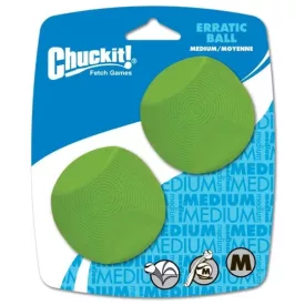Chuckit Erratic Ball M 6 cm 2 db-os
