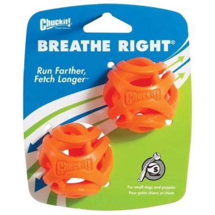 Chuckit Breathe Right Fetch Ball Small 2 db-os