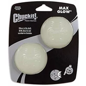 Chuckit Max Glow M 6 cm 2 db-os