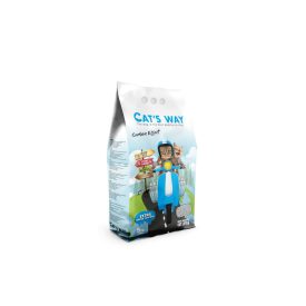   Cats Way Aktív Szenes Macskaalom 5L -Csomósodó Fehér Bentonit 