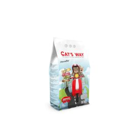   Cats Way Illatmentes Macskaalom 5L - Csomósodó Fehér Bentonit 