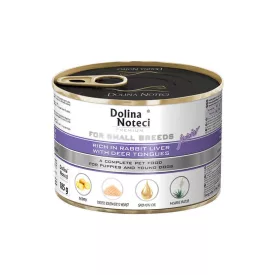   Dolina Noteci Premium with Rabbit Liver and Deer Tongues for Puppies and Young Dog of Small Breed 185 g