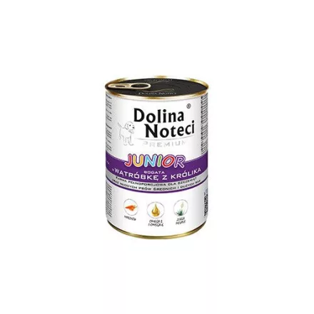 Dolina Noteci Premium Junior Rich in Rabbit Liver 400 g