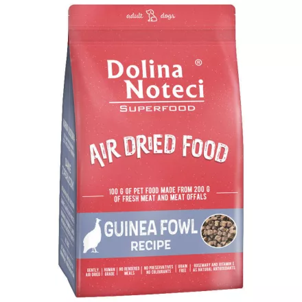 Dolina Noteci Air Dried Dog Guinea Fowl 1 kg (Chicken Free)