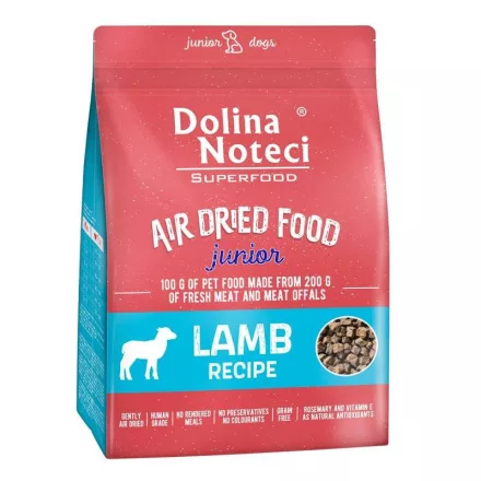Dolina Noteci Air Dried Junior Dog Lamb 1 kg (Chicken Free)
