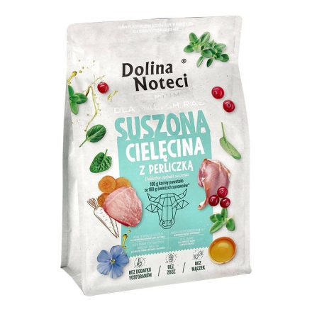 Dolina Noteci Premium Air Dried Small Breed Dog Veal and Guinea Fowl 3 kg