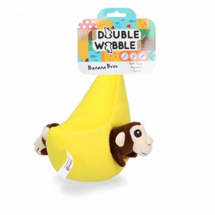 Double Wobble Banana Bros - plüss banán majmokkal