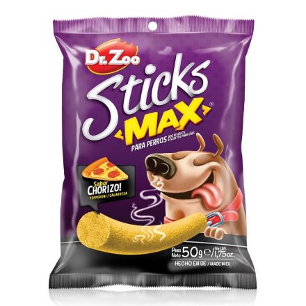Dr. Zoo Sticks Max Chorizo Szalámis 50 g