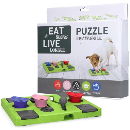 Eat Slow Live Longer Puzzle Rectangle