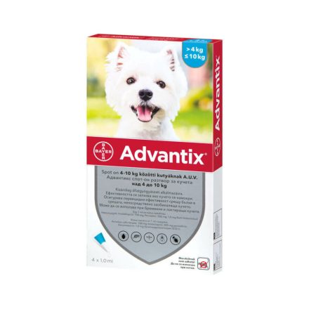 Advantix spot-on dog 1ml (4-10kg) 1db